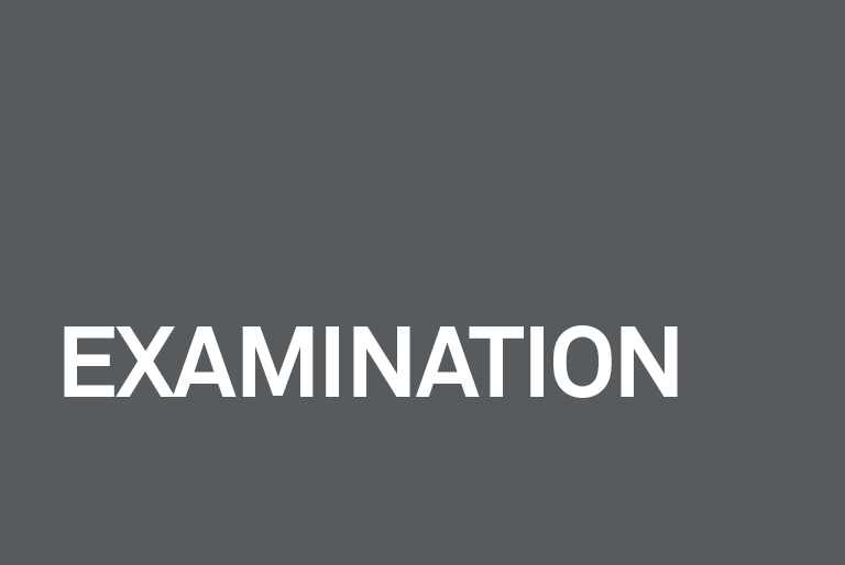 Examination banner