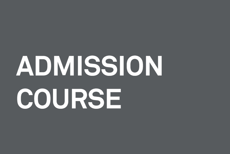 Admission Course banner