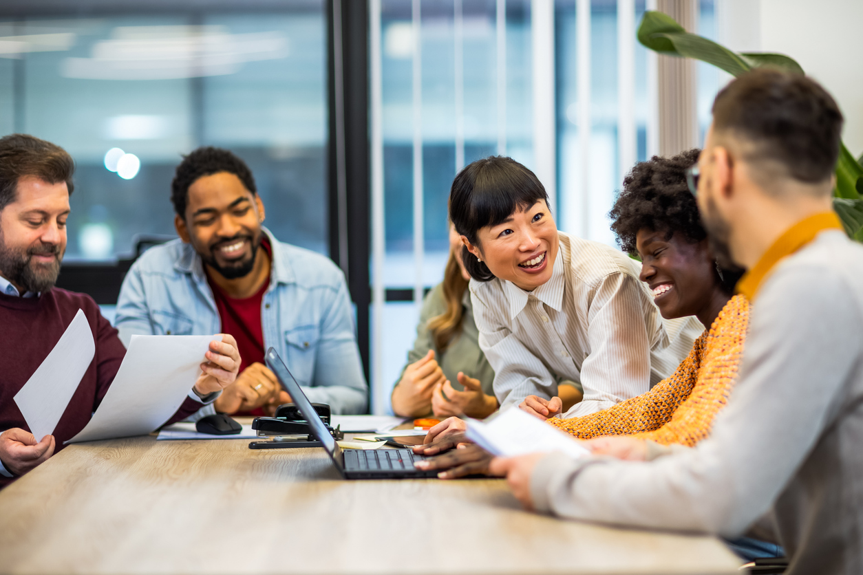 image of a group of employees