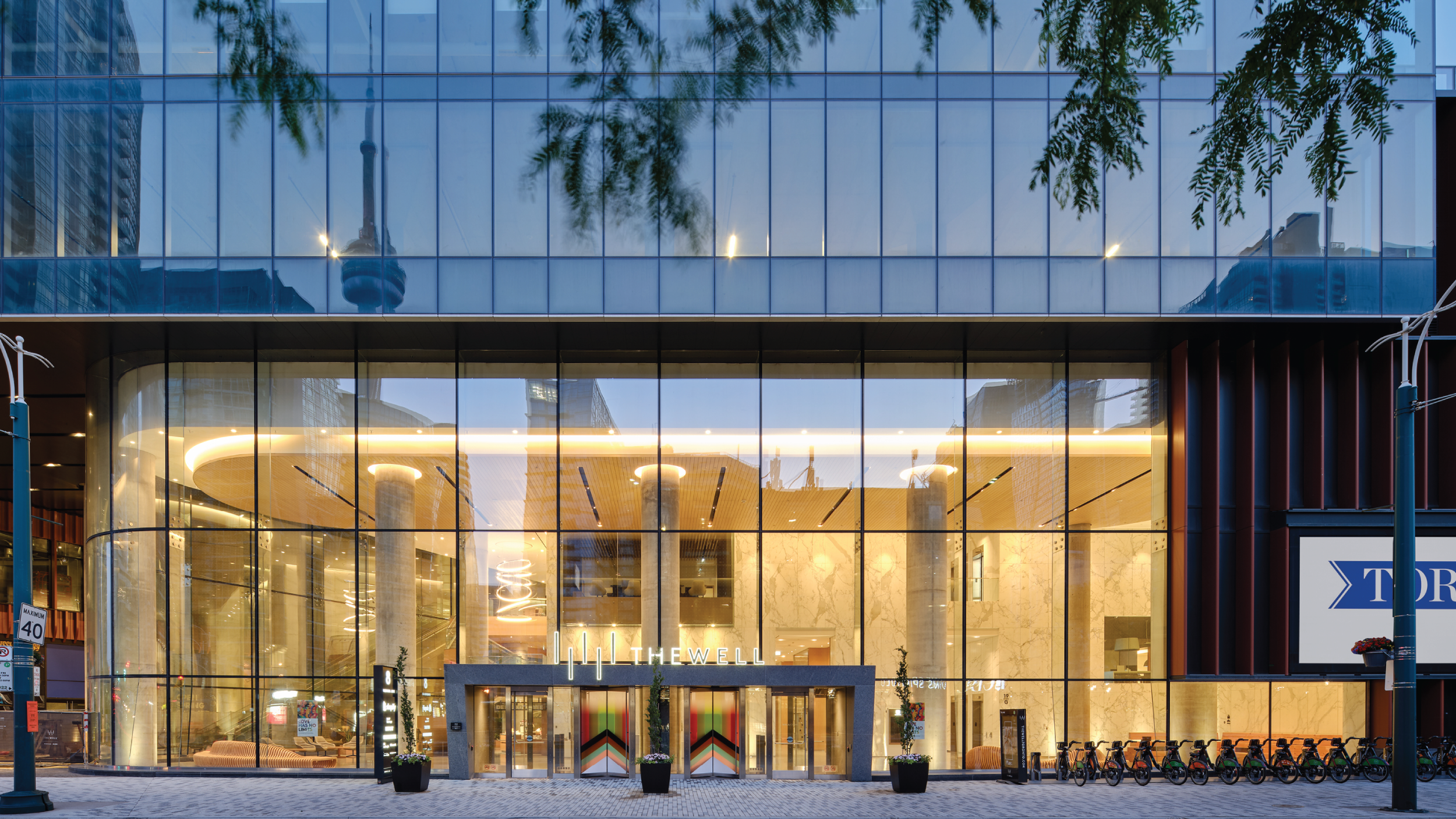 Exterior shot of 8 Spadina building