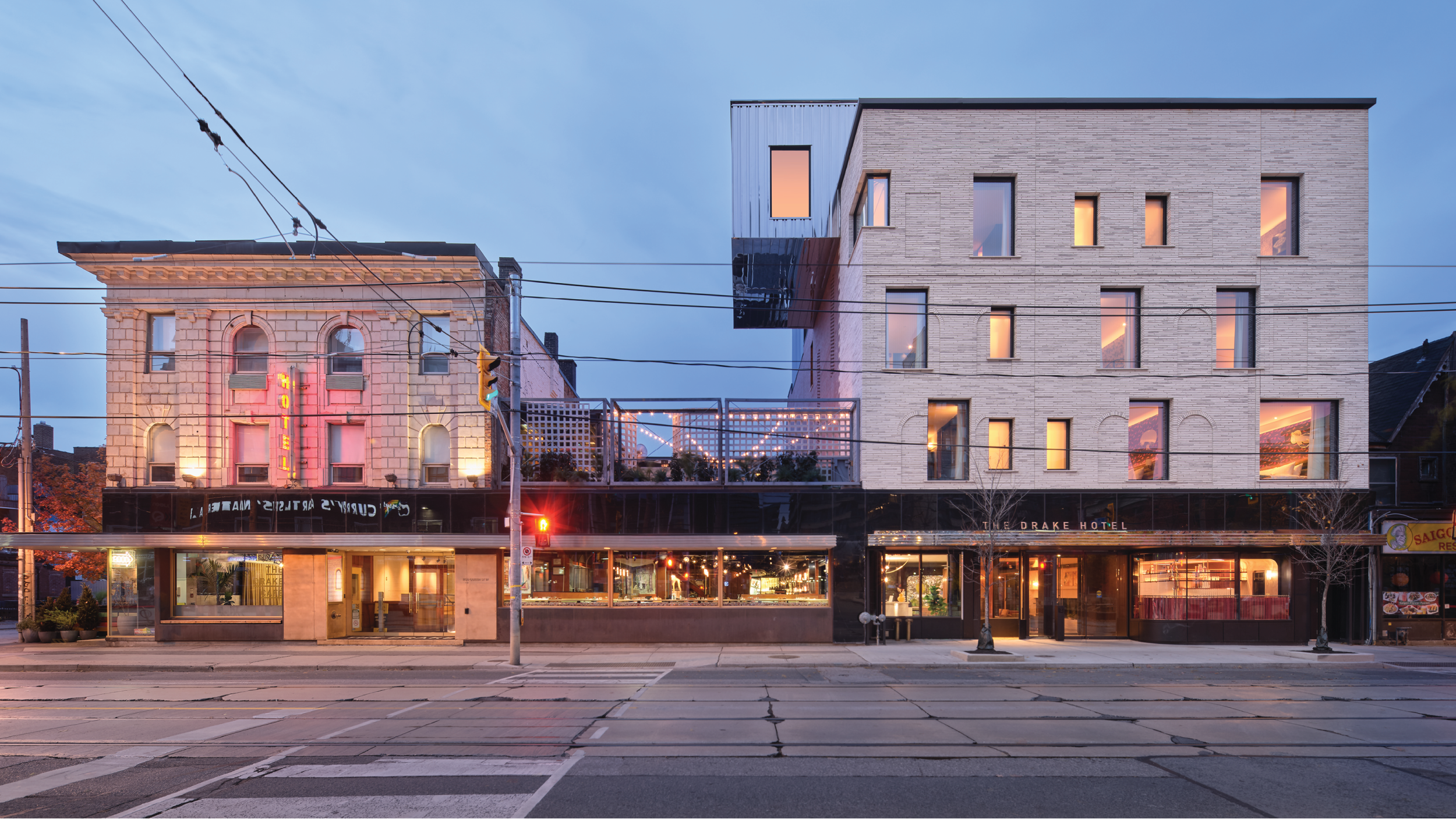 Drake Hotel exterior from street