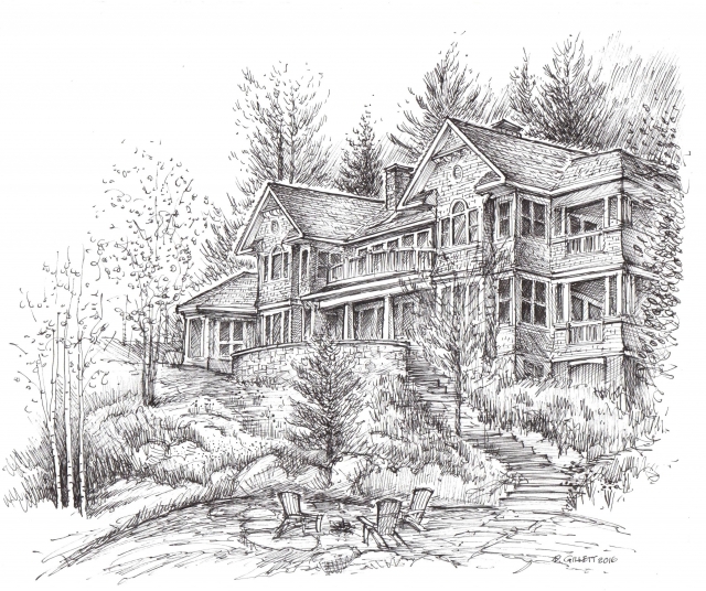 blOAAG The Lake Rosseau Cottage by David Gillett