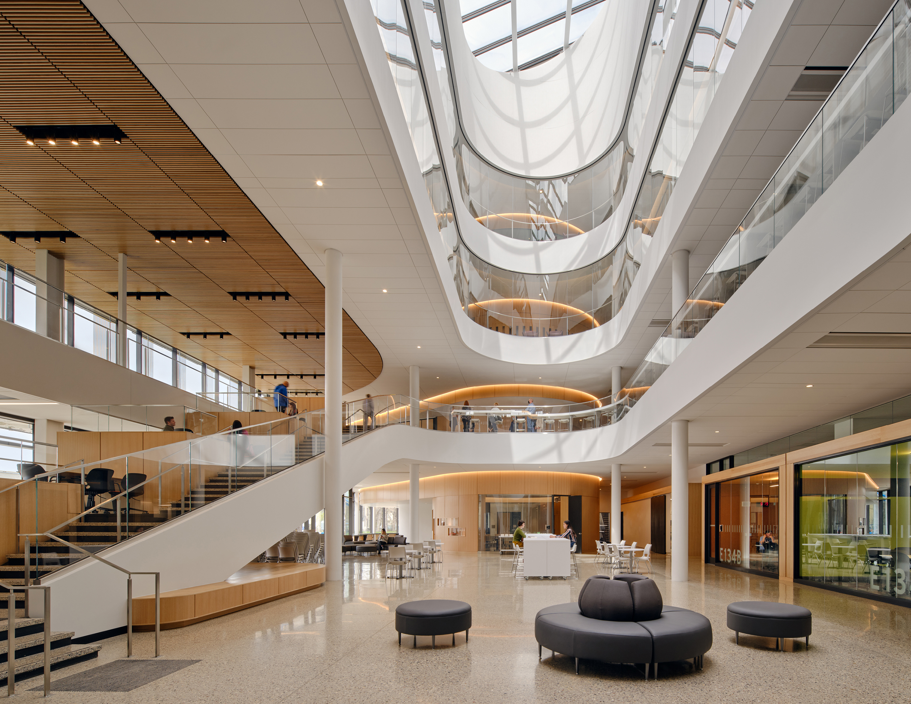 Interior view of central space 