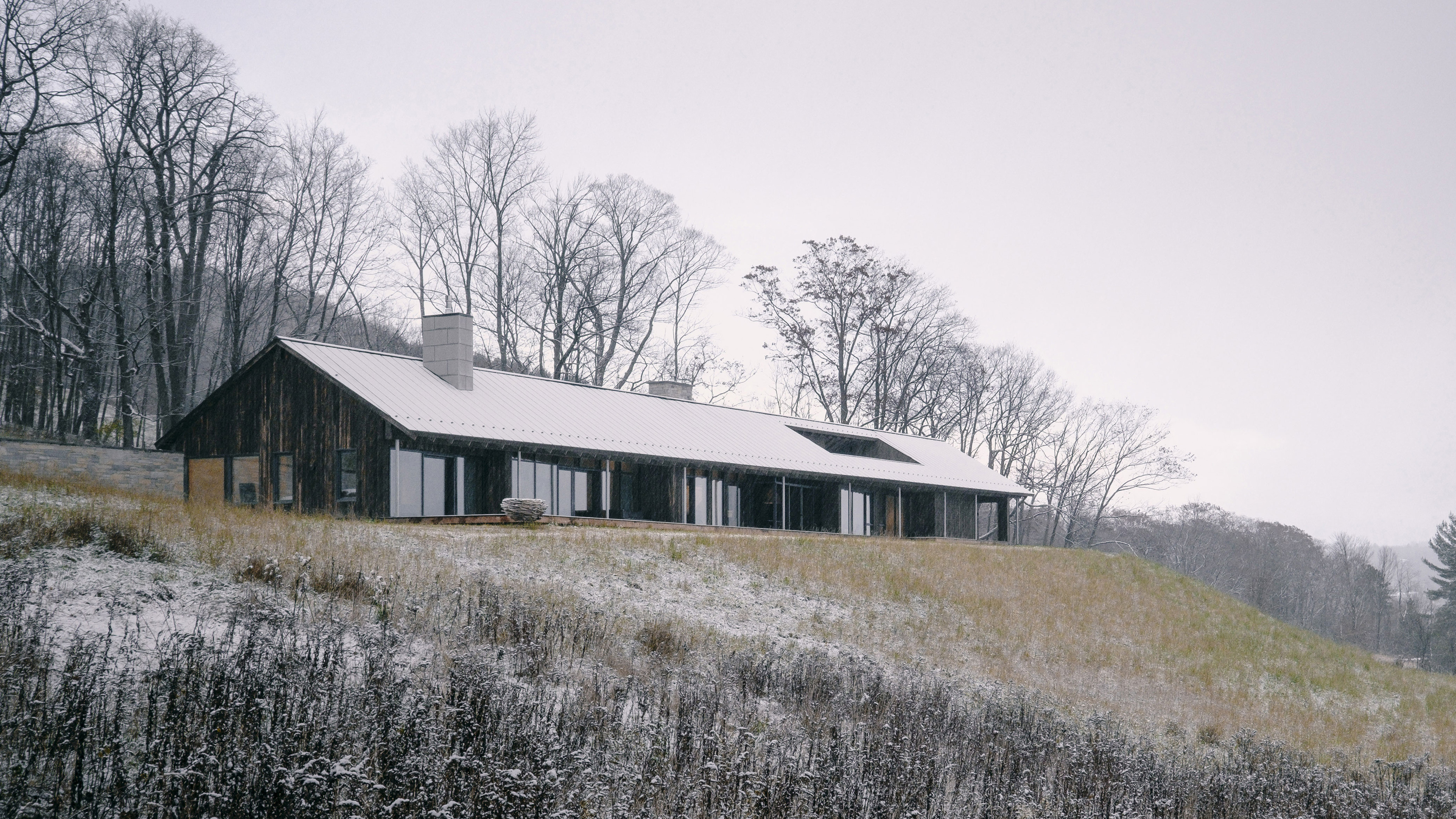 Exterior view of the Virgin Vineyard House