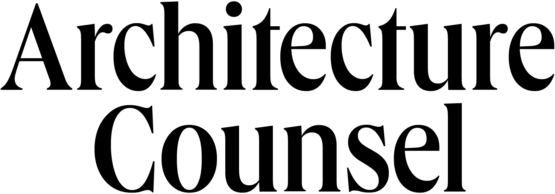 Logo  Architecture Counsel Logo Rgb Black Transparent 26 00 21 0