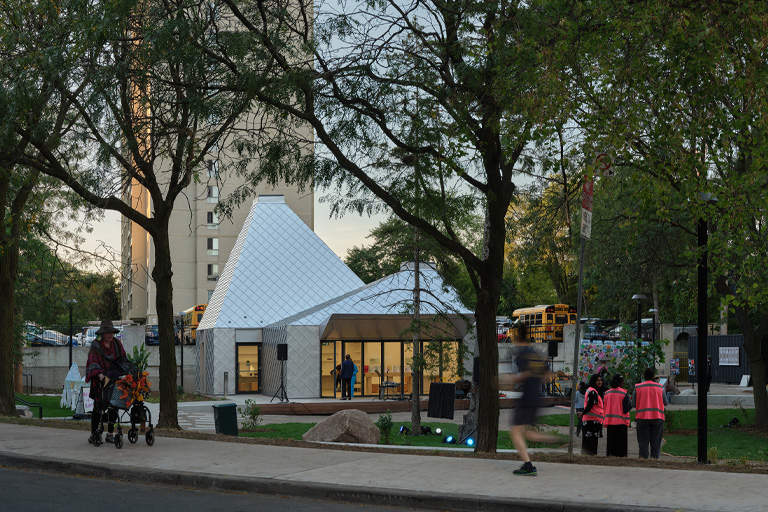 View of Mabelle Park, with 