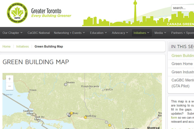 Green Building Map image