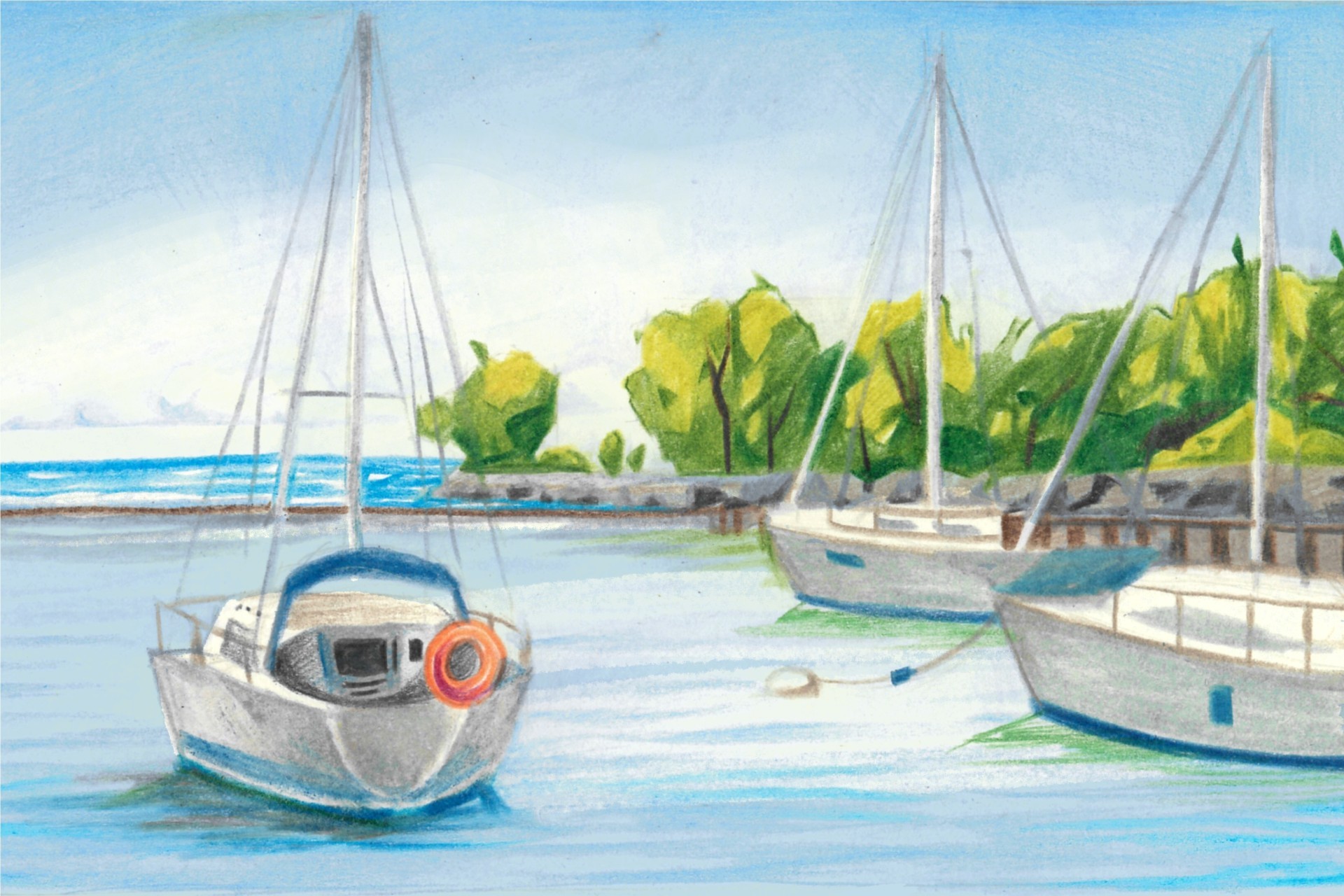 A coloured image