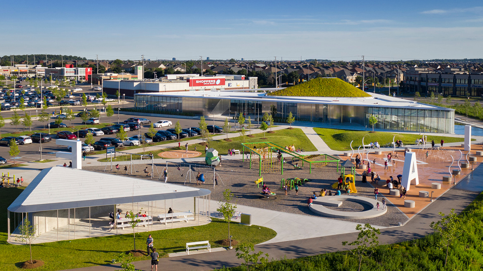 The Springdale Library and Komagata Maru Park